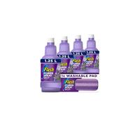 Flash Power Spray Mop Refills Bundle Value Pack Lavender Refill Liquid 5 Litres 125 L x 4 1 Washable Pad