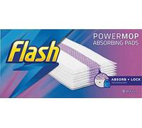 Flash Powermop Absorbing Multi-Surface Pads Refills - 8 Count