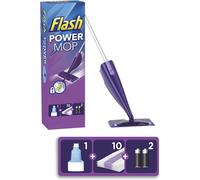 Flash Powermop Floor Cleaner Starter Kit, All-In-One Mopping System