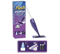 Flash Powermop Floor Cleaner Starter Kit, All-In-One Mopping System, Powered Deep Clean For Your Hard Floor Surfaces