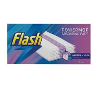Flash Powermop Sponge Mop Refill, Pack Of 16, (W)300mm