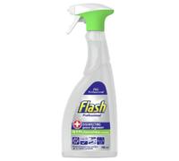 Flash Professional Disinfecting Degreaser 750ml x 6 - Powerful Grease Removal & Surface Disinfection for Kitchens and Hard Surfaces
