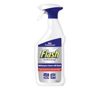 Flash Professional Multi-Purpose Cleaner with Bleach, Ergonomic Trigger Design, Powerful Disinfecting Spray for Kitchens, Bathrooms & Commercial Use (750ml)