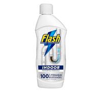 Flash Sink and Drain Unblocker, 500ml, Powerful Indoor Formula, Removes Tough Blockages