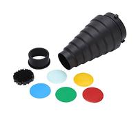 Flash Snoot Mount Conical Snoot Kit for Studio Photography