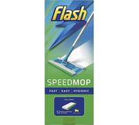 Flash Speedmop Starter Kit, Mop + 12 Absorbing Refill Pads, Lemon