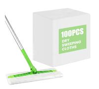Flash Speed Mop Refill Wipes Dry Mop Refills Disposable Dusting Cloths Floor Dust Remove Pads Speedmop Dry Pad Refills 100 Pcs