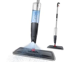 Flash Speed Mop Spray ,Microfibre Flat Power Mop with a Replaceable Pad, Wet&Dry Floor Cleaning Mops with 700 ml Tank & 360°Rotatable Head for Laminate Floor/Household Cleaning