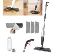 Flash Speed Mop Spray Mop,Microfibre Flat Power Mop with 3 Replaceable Pads,Floor Mops Wet&Dry Floor Cleaning Mop with 700 ml Tank & 360°Rotatable Head for Household/Laminate Floor Cleaning