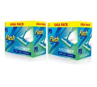 Flash Speedmop & 60 Wet Mop Cloth Refills Giga Pack of 2