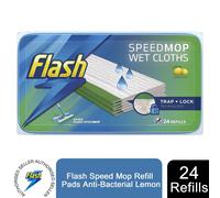 Pack of Flash SpeedMop Refill Pads - Lemon / 24