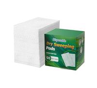Flash Speedmop Dry Pad Refills, Dust Magnet, Unscented Electrostatic Nonwoven Dry Floor Wipes for Hardwood, Tile, Vinyl Floors, 50 Count, 20×30cm