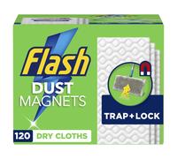 Flash Speedmop Dry Pads Refills 120 Pads 40 x 3 Pads Floor Cleaner Trap Lo