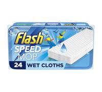 Flash Speedmop Floor Cleaner Antibac Wipes With Lemon Scent, 4x24, For A Fast & Easy Clean