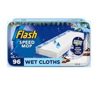 Flash Speedmop Floor Cleaner Wet Cloth Alpine Escape Refills, 96ct (24x4) Cloths, Fast Easy & Hygienic, Multi-Surface