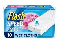 Flash Speedmop Floor Cleaner Wet Wipes Wild Orchid - 10 Wet Floor Refills (Speedmop sold separately)