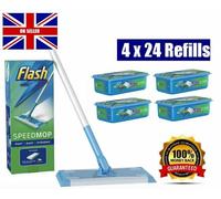 Flash Speedmop Starter kit Speed mop OR Refills Cleaning Wet Cloths Lemon scent