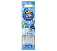Flash Speedmop Wet Mop Floor Cleaner Starter Kit For Cleaning Floors With Scrubbing Action, Includes: 1 Mop, 6 Wet Lemon Refills