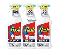 Flash Spray Bleach - 800ml (pack of 3) | Powerful All-Purpose Cleaner - Removes Tough Stains & Disinfects - Ideal for Kitchens & Bathrooms