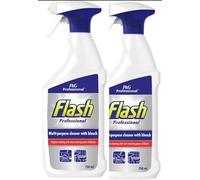 Flash Spray + Bleach, Multi Purpose Cleaner With Bleach 4 x 750