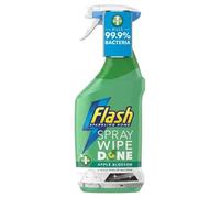 Flash Spray Wipe Done Anti-Bac Apple Blossom 800ml Multi-Purpose Cleaning Spray Powerful Antibacterial Surface Cleaner Kitchen Degreaser Bathroom Sanitiser & Home Deodoriser Streak-Free Grease Remover