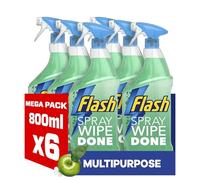 Flash Spray Wipe Done Apple Blossom Cleaning Spray, 6 x 800 ml