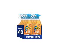 Flash Spray Wipe Done Kitchen Cleaning Sprays Bright Mandarin 8 Litres 800 ml x 10