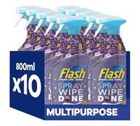 Flash Spray Wipe Done Multipurpose Sugarplum Delight Cleaning Spray, 10 x 800ml Limited Edition
