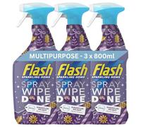 Flash Spray Wipe Done Multipurpose Sugarplum Delight Cleaning Spray, 3 x 800ml Limited Edition