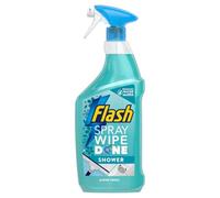 HOCHSTE® Flash Spray Wipe Done Shower Cleaner 800ml - Alpine Fresh Scent Streak-Free Finish No Scrubbing or Rinsing Removes Soap Scum & Watermarks Fast-Acting Daily Shower Spray x 1 Pack