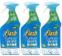 Flash Spray Wipe Done Sparkling Bathroom Spray - White Blossom, 800ml (Pack of 3)