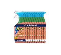 Flash Spray Wipe Down Kitchen Trigger Spray Bright Mandarin (10x 800ml)