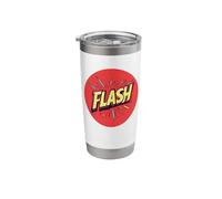 Flash Statement Logo for a Dynamic Appeal Stainless Steel Insulated Tumbler