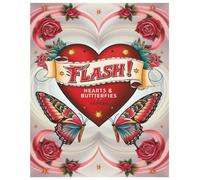 FLASH! TATTOO Hearts & Butterflies: 56 Pages of Intricate Tattoo Flash Designs Featuring Stunning Heart and Butterfly Illustrations for Adult Coloring Relaxation and Creativity