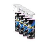 Flash Trim & Rubber Care Dashboard Bumper Protector & Cleaner Spray 4X500Ml