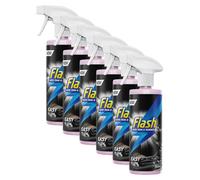 Flash Trim & Rubber Care Dashboard Bumper Protector & Cleaner Spray 6X500Ml