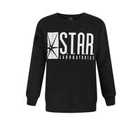 Flash TV Star Laboratories Boy's Black Long Sleeve Sweatshirt