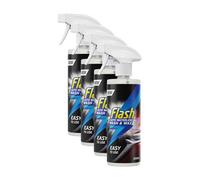 Flash Waterless Wash & Wax Quick & Effective Waterless Car Cleaner Spray 4X500Ml
