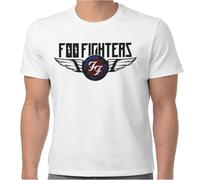 Flash Wings T-Shirt Foo Fighters White L