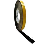 FlashBack 1.5mm Thick - Black Self-Adhesive EPDM Neoprene Substitute Sponge Strip (20mm Wide)