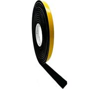 FlashBack 4mm Thick - Black Self-Adhesive EPDM Neoprene Substitute Sponge Strip (10mm Wide)