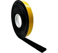 FlashBack 5mm Thick - Black Self-Adhesive EPDM Neoprene Substitute Sponge Strip (20mm Wide)