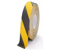 FlashBack Anti slip Grip Tape for Outdoor Waterproof, Non Slip Tape, Made in Great Britain (Black & Yellow, 50mm x 5 Metres)