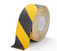 FlashBack Anti slip Grip Tape for Outdoor Waterproof, Non Slip Tape, Made in Great Britain (Black & Yellow, 100mm x 5 Metres)