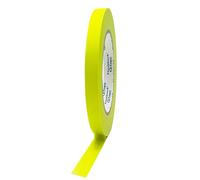 FlashBack Dayglo Fluorescent UV Blacklight Cloth Tape - Hula Hoop & Stage Grip - 12mm x 22.8 m (25 yd / 75 ft) rolls (Yellow)