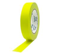 FlashBack Dayglo Fluorescent UV Blacklight Cloth Tape - Hula Hoop & Stage Grip - 24mm x 25 Yards (Yellow)
