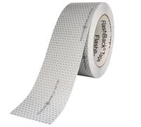FlashBack SOLAS Reflective Tape 50mm Wide - Self Adhesive Marine Safety Tape for Boats, Life Rafts, Buoys & Emergency Equipment - High Visibility Waterproof Reflective Roll (3 Metres)