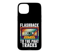 Flashback to the Phat Tracks 90s Hip Hop Case for iPhone 15 Plus
