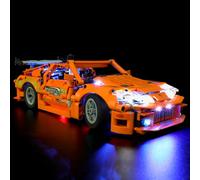 flashebrick LED Light Kit for Lego Fast and Furious Toyota Supra MK4 42204 - Compatible with Lego Technic Building Set, Lighting for Supra Model (NOT Included The Building Set)