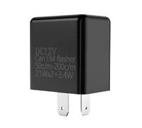 Flasher Relay 12V 2 Pin Adjustable Frequency Of Turn Signals Blinker Indicator Relays For Motorcycle Motorbike Accessories(Style B)